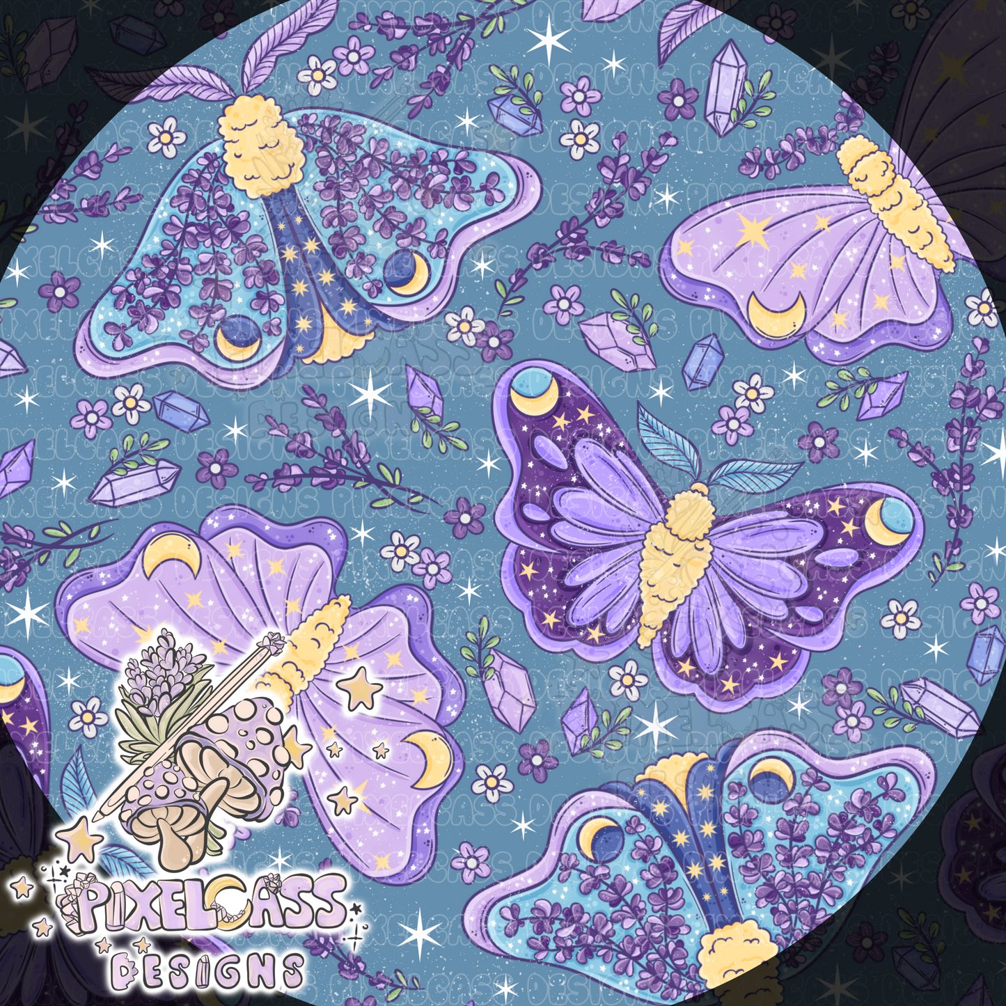Lavender Moths
