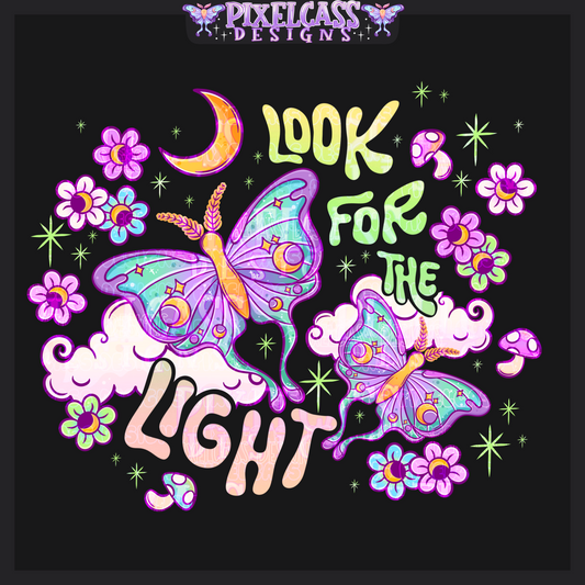 Light Luna Moths [Mystery Re-Color] PNG SUBLIMATION