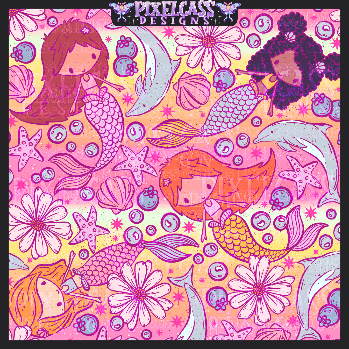 Mermaid Girls [Mystery Re-Color]