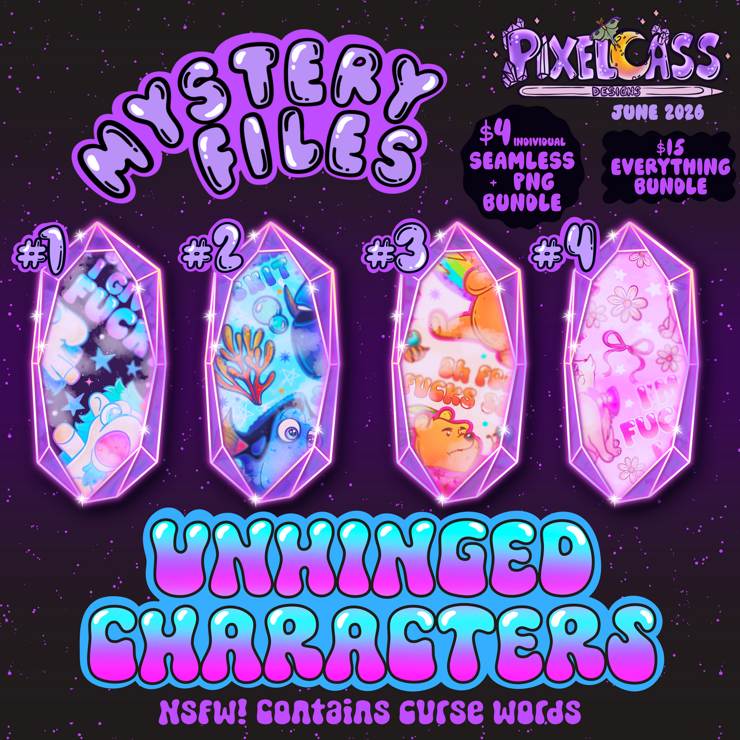 Unhinged Characters - June 2026 Mystery Sale