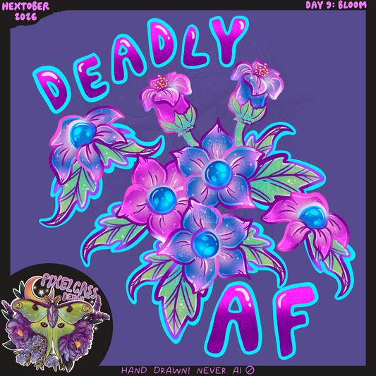 Nightshade Bloom PNG SUBLIMATION [Hextober 2026]