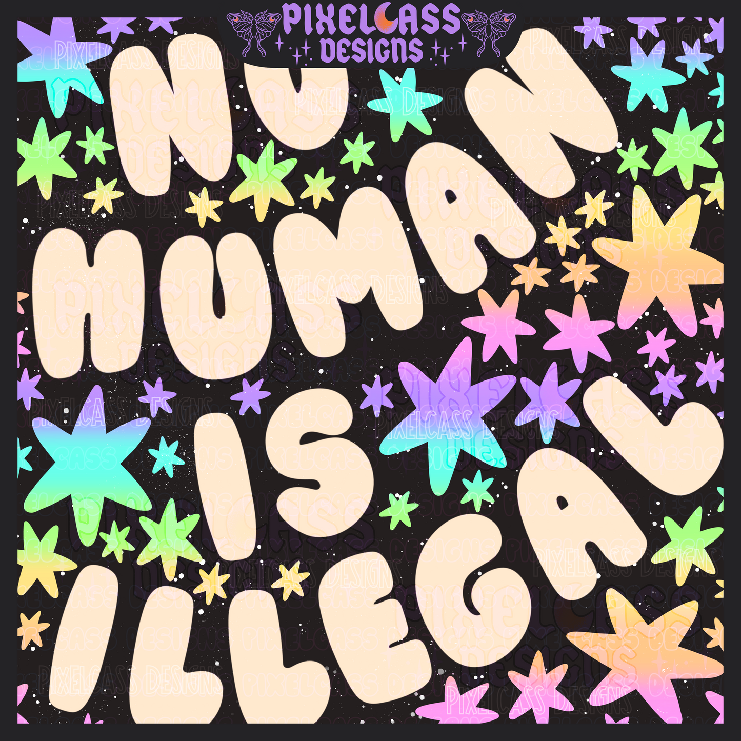 No Human Is Illegal (Unlimited Freebie)
