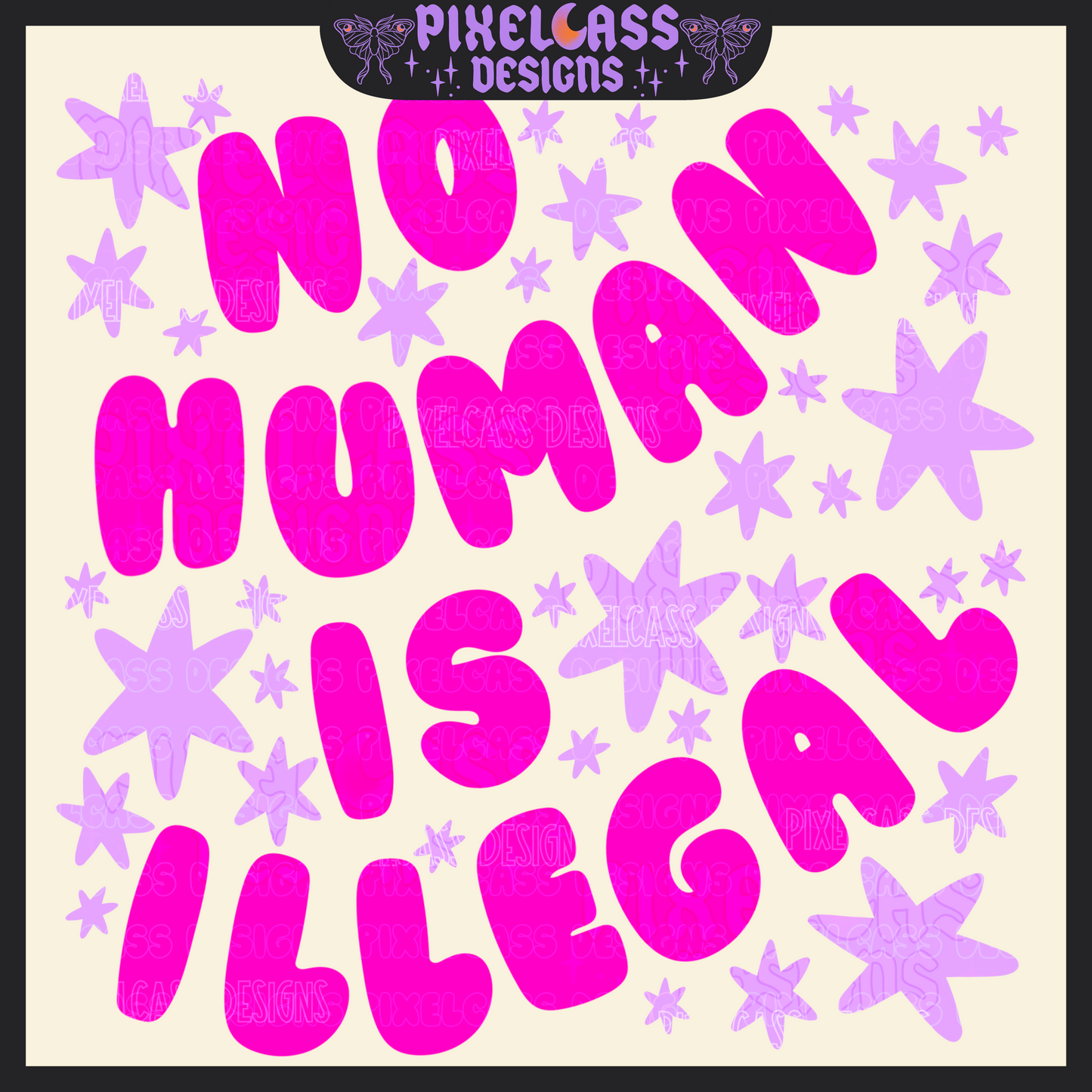 No Human Is Illegal PNG SUBLIMATION (Unlimited Freebie)