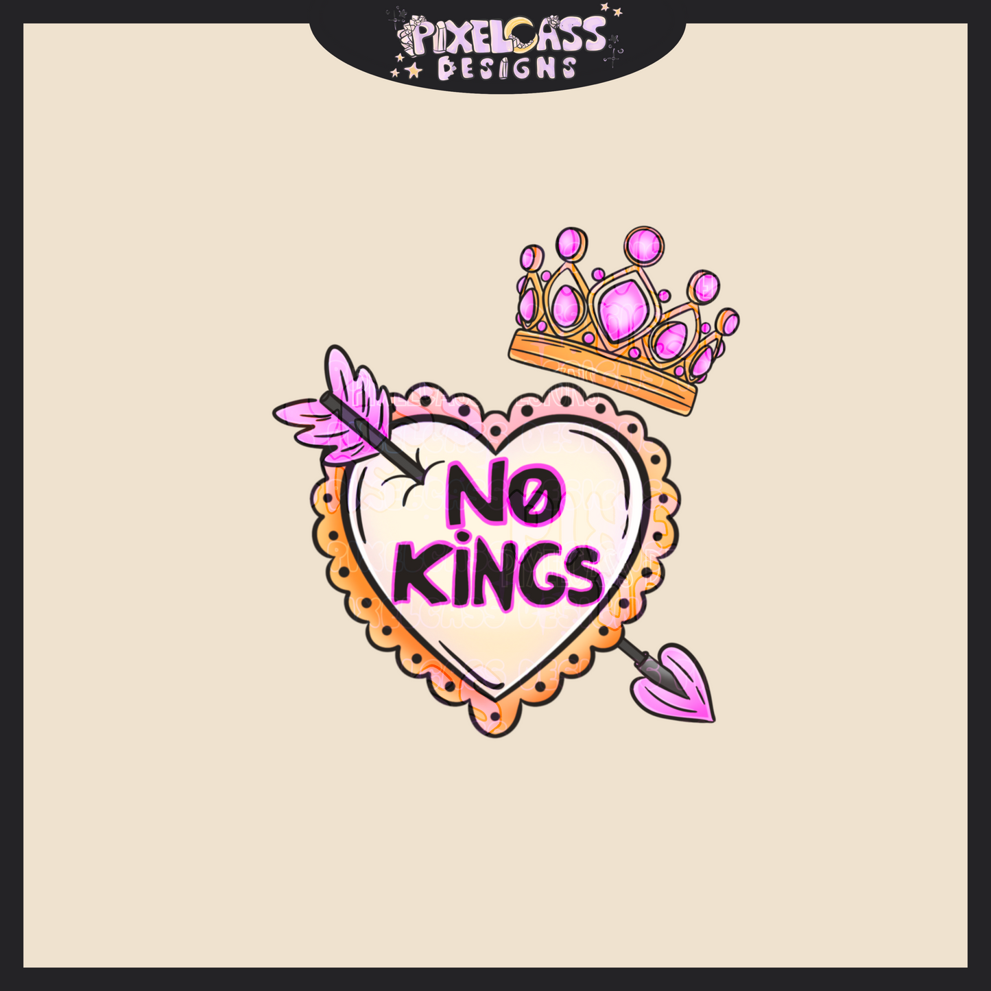 No Kings PNG SUBLIMATION (Unlimited Freebie)