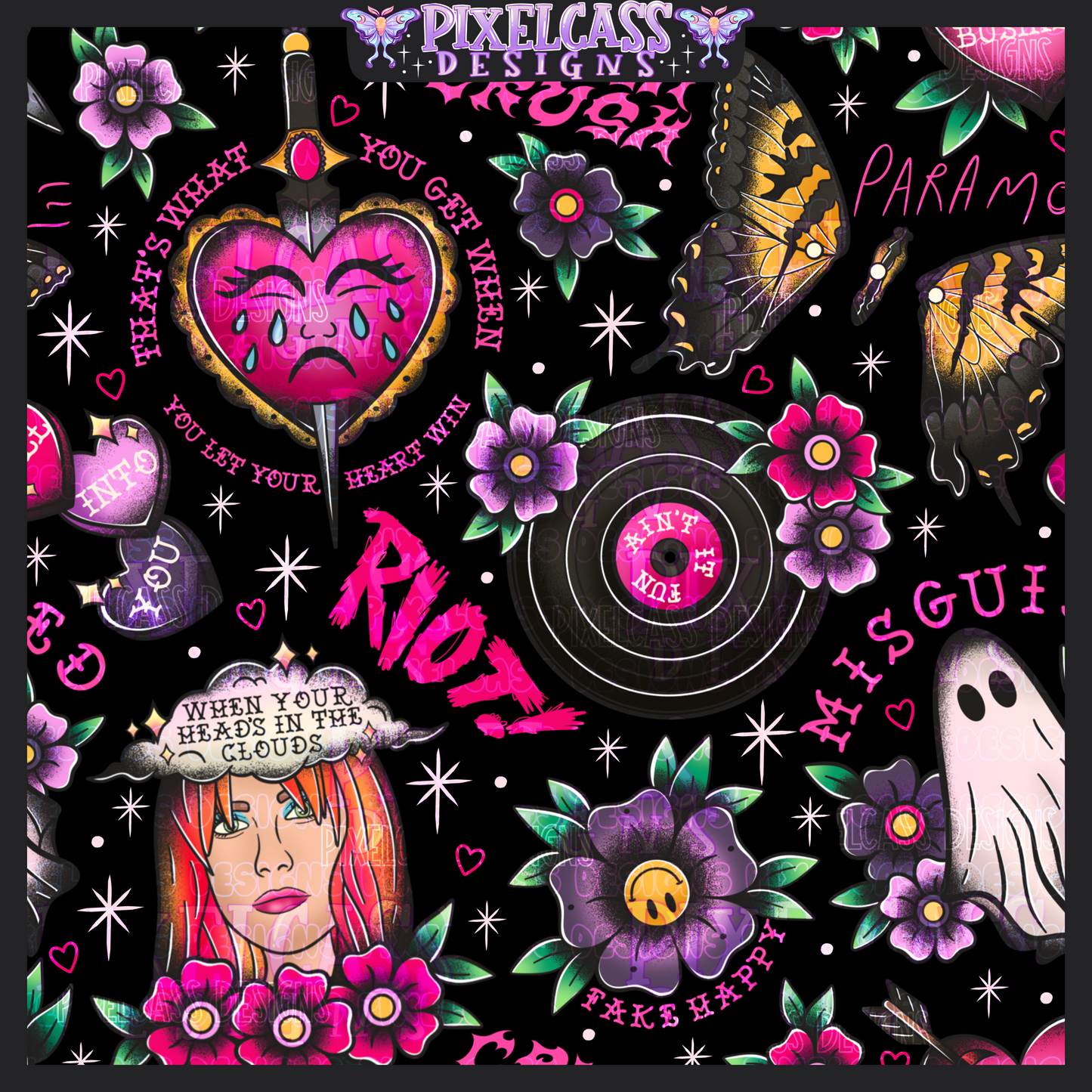 Paramore Tattoo Flash