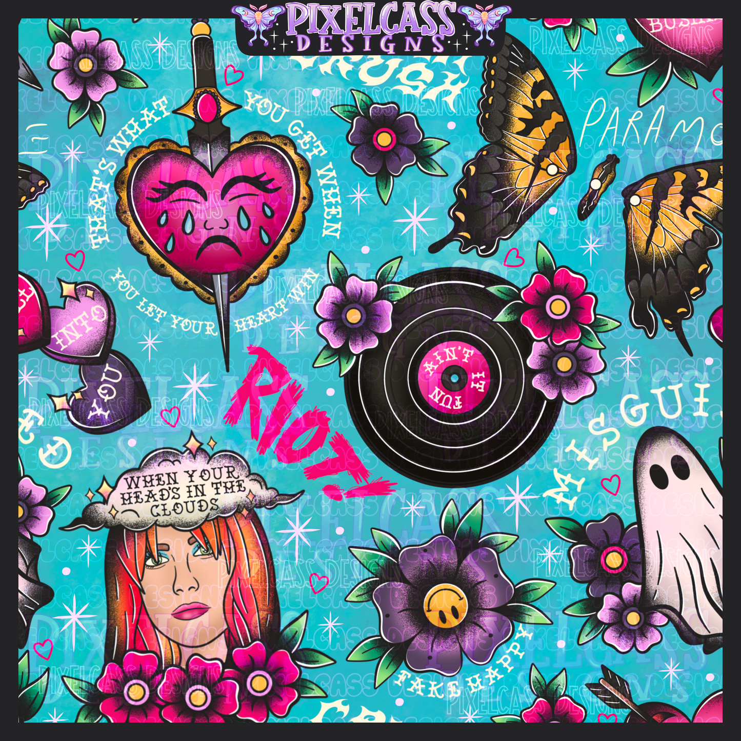 Paramore Tattoo Flash
