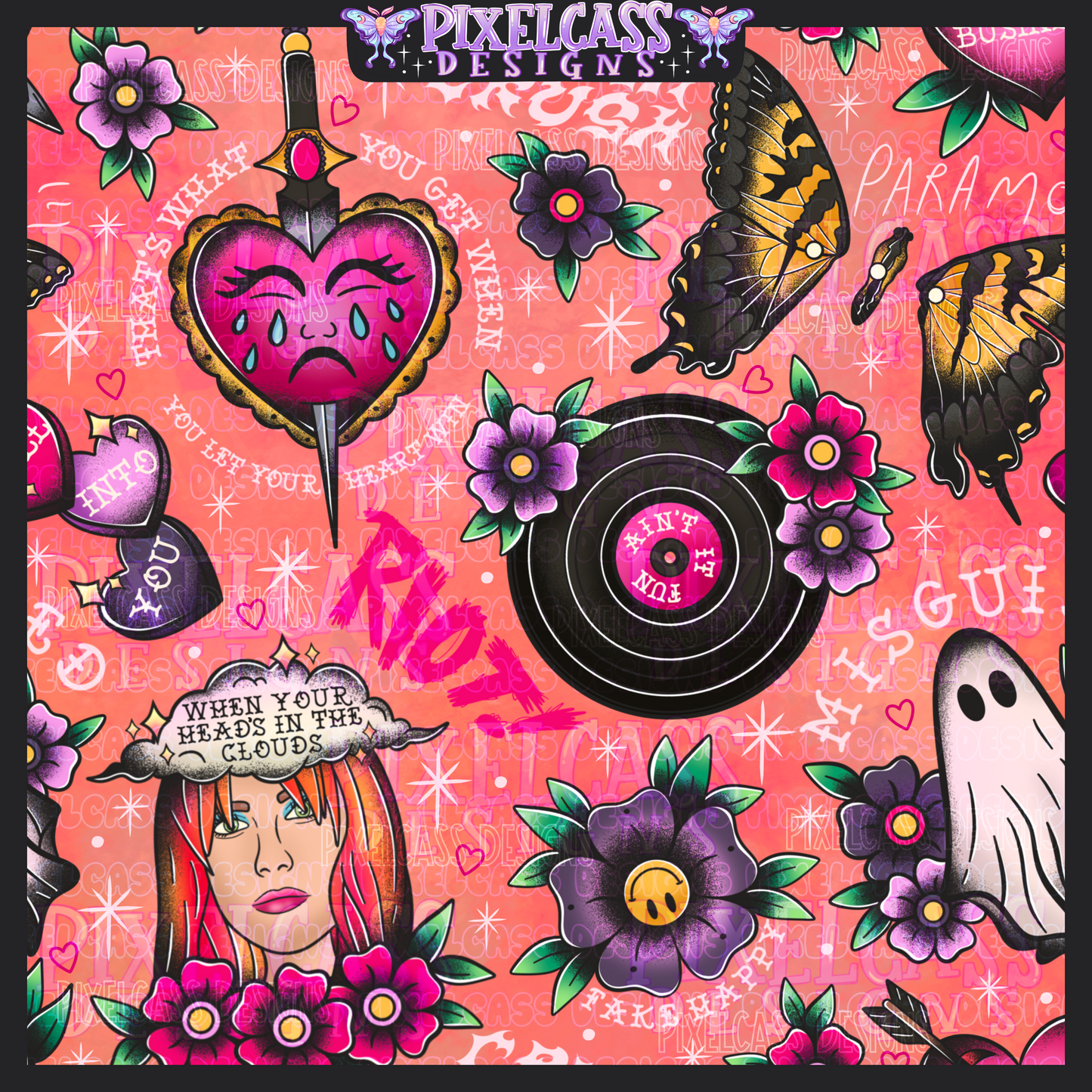 Paramore Tattoo Flash