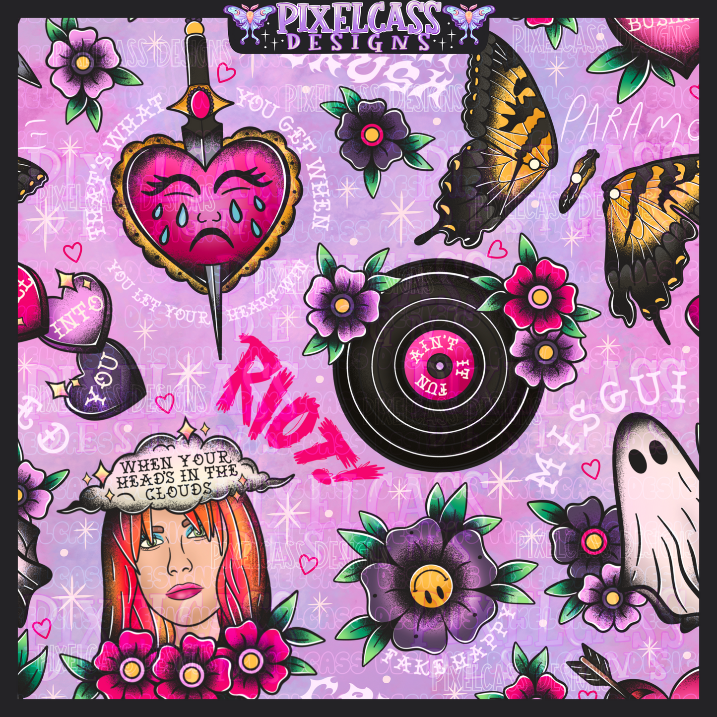 Paramore Tattoo Flash