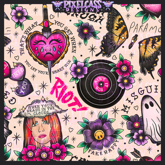 Paramore Tattoo Flash