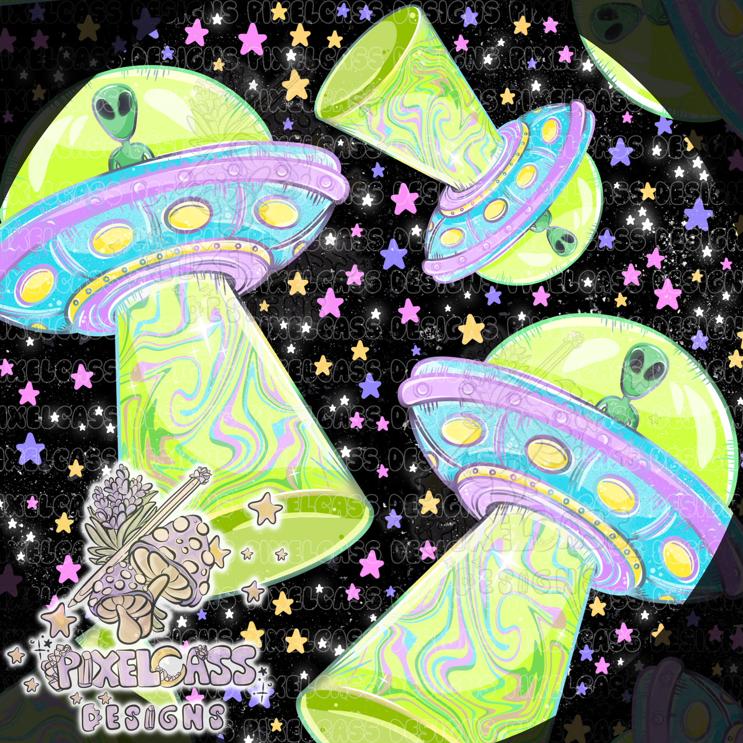 Pastel UFO's