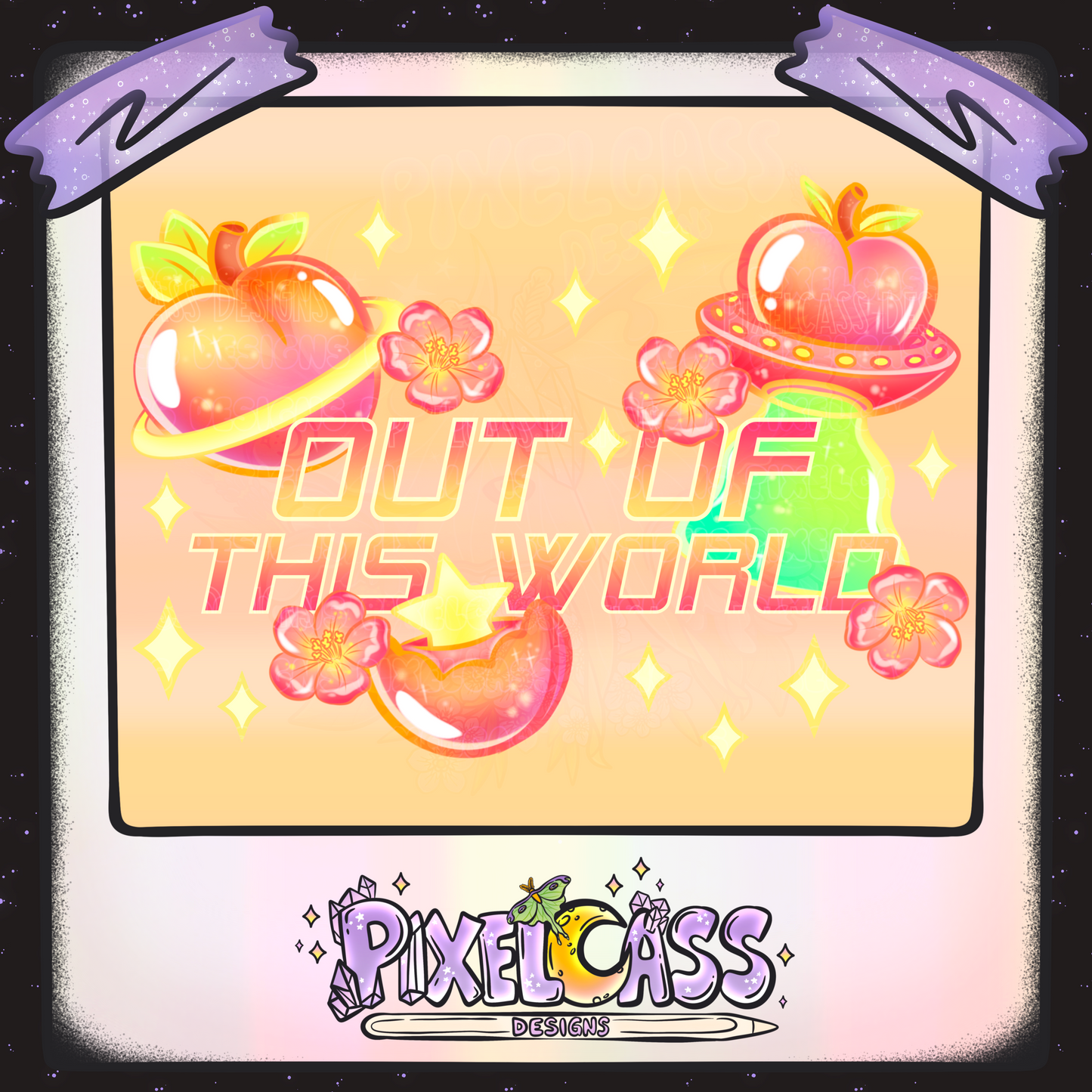Peachy UFO's PNG SUBLIMATION