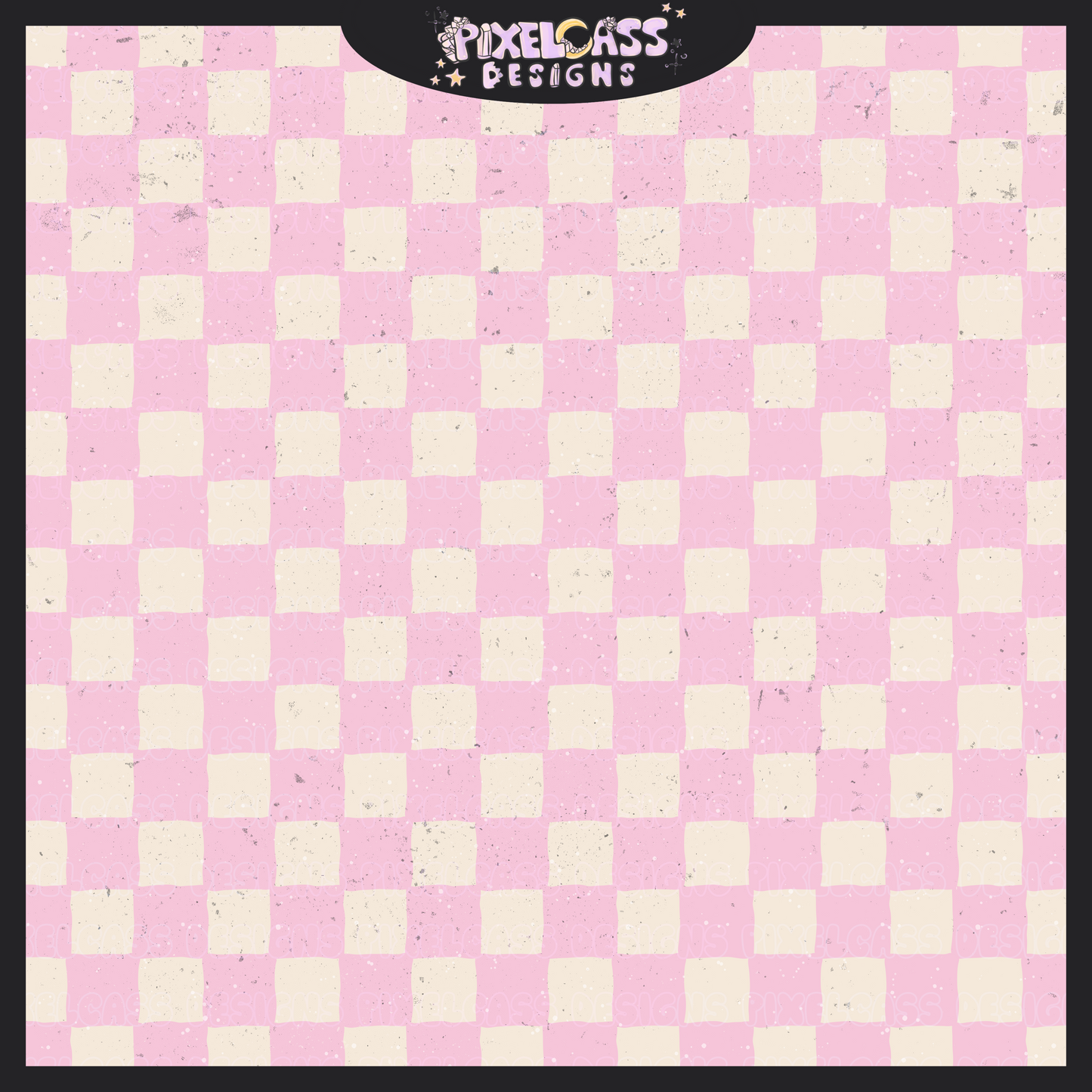 Pink & Cream Checkers