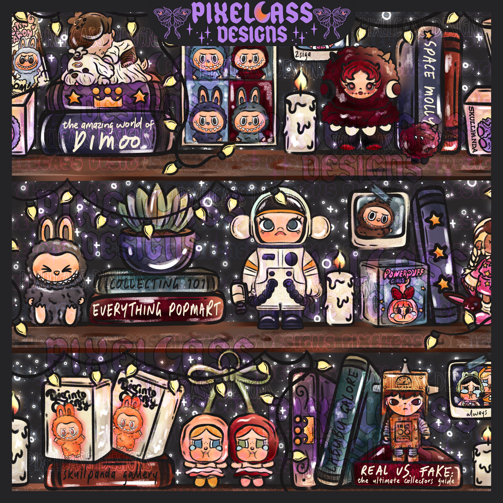 Pop Mart Collection Shelf – pixelcassdesigns