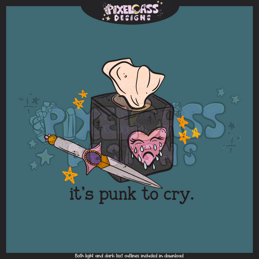 Punk To Cry PNG SUBLIMATION