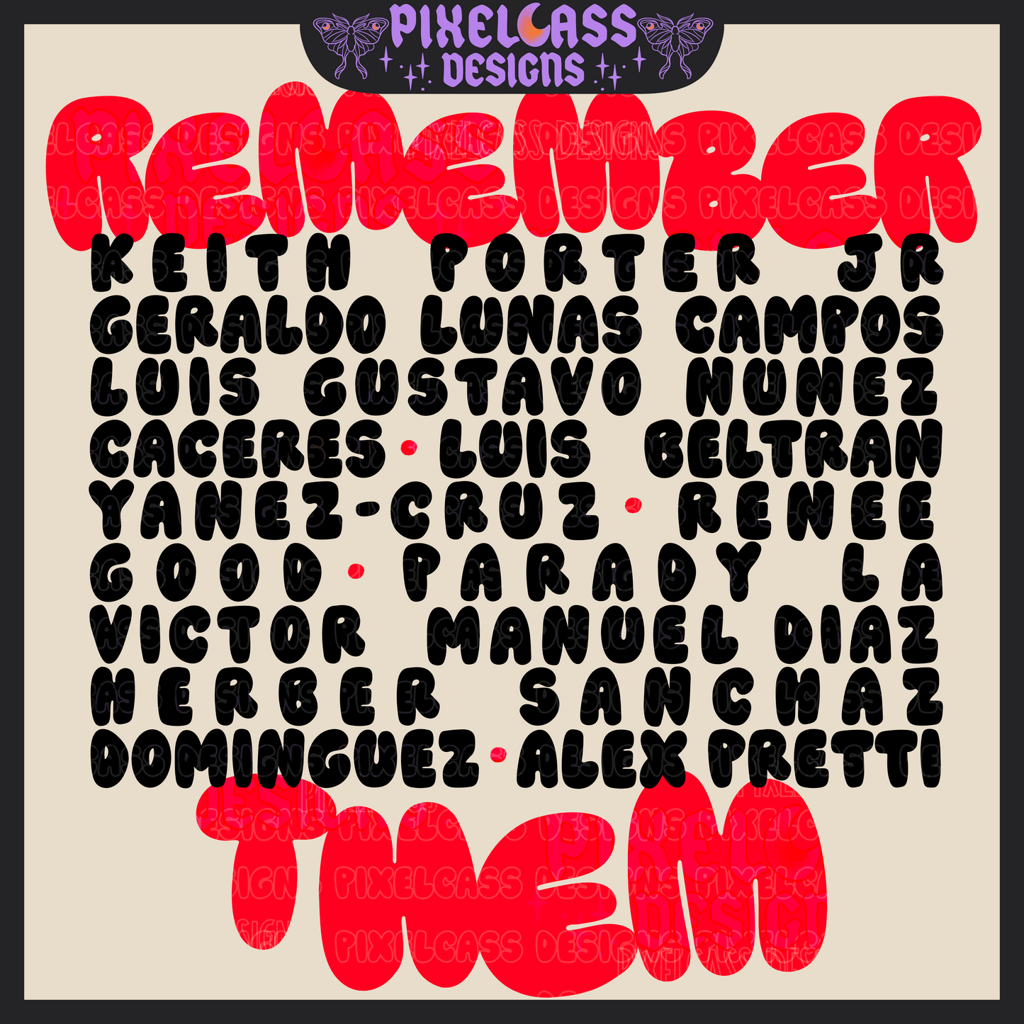 Remember Them PNG SUBLIMATION (Unlimited Freebie)