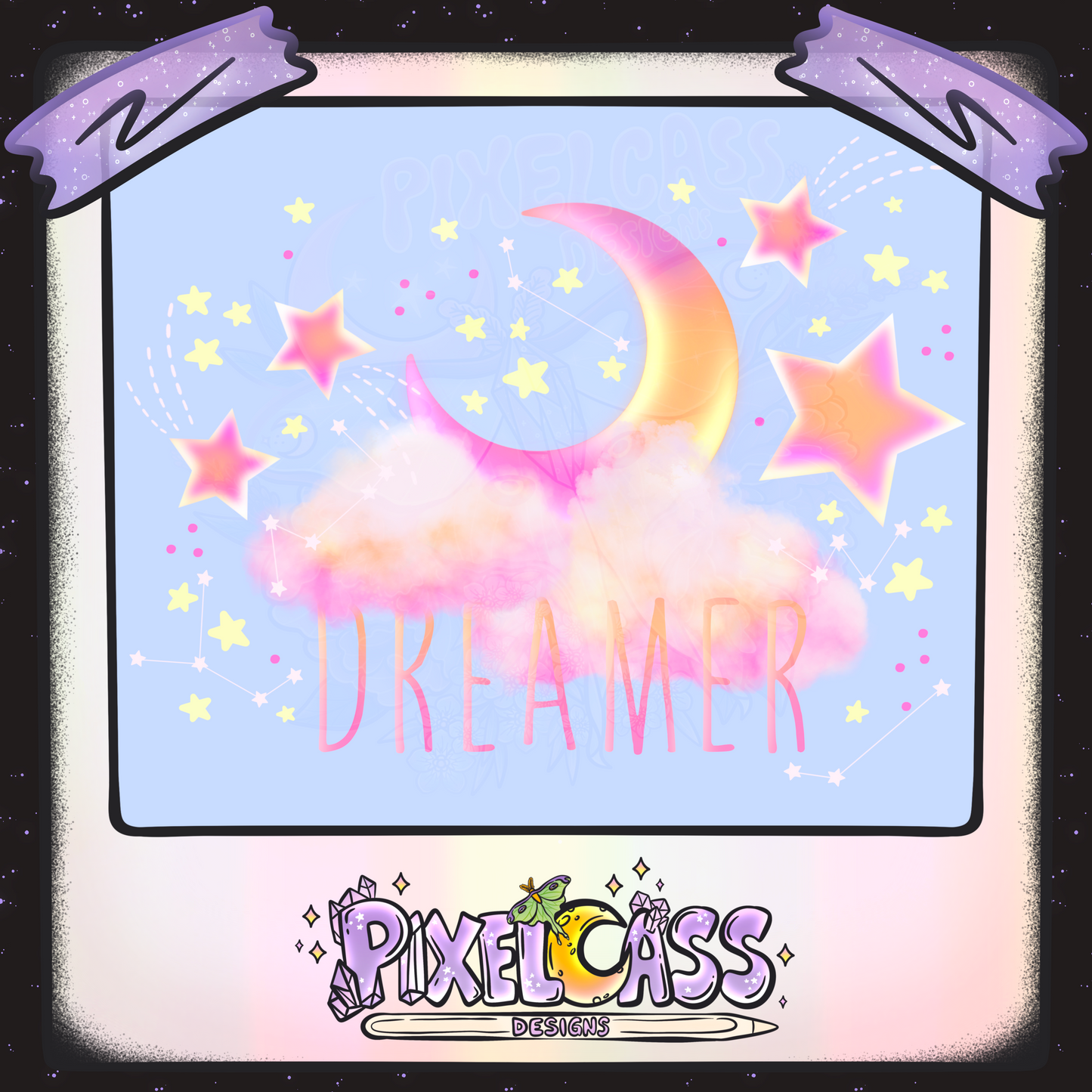 Dreamy Starfall PNG SUBLIMATION