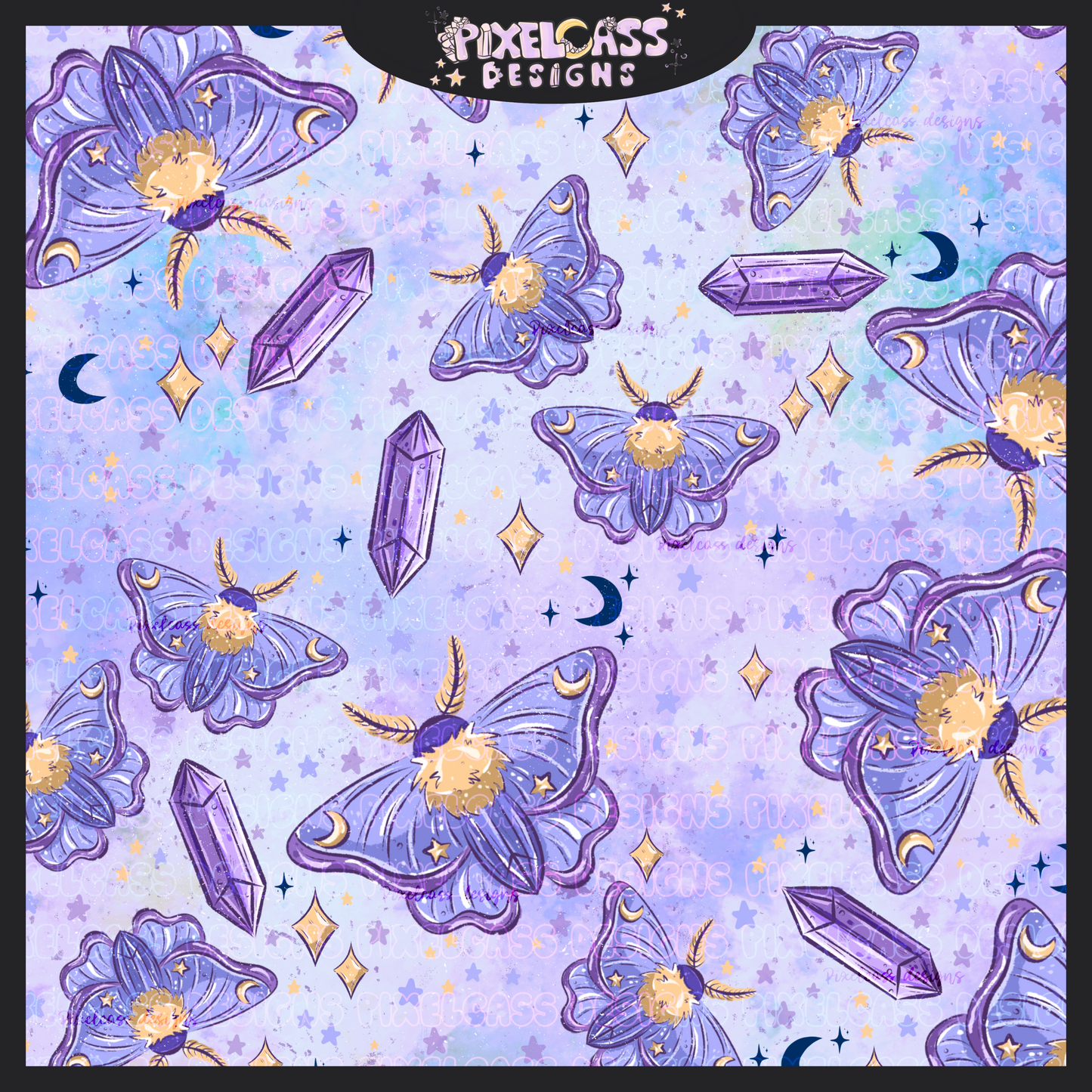 Starry Crystal Moths