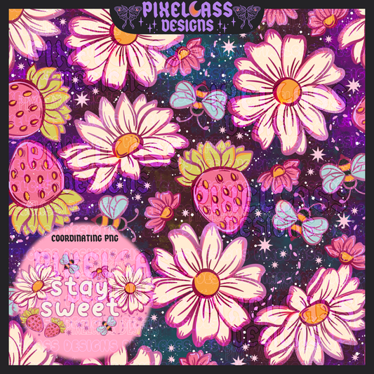 Strawberry Floral - October '25 Mystery #5