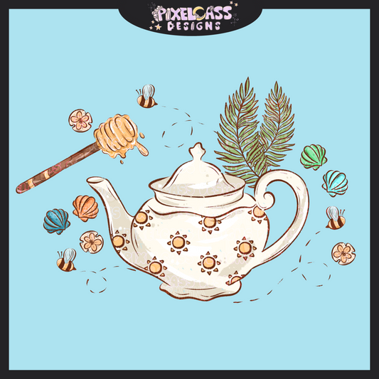 Summer Tea Time PNG SUBLIMATION
