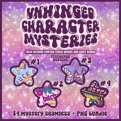 MYSTERY FILES SALE - Unhinged Characters August 2025