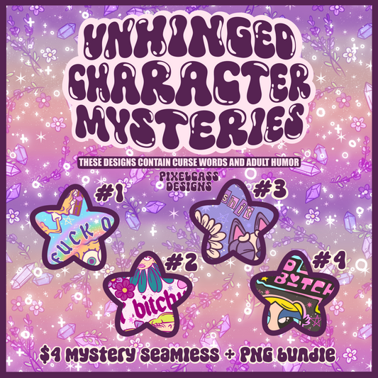 MYSTERY FILES SALE - Unhinged Characters August 2025