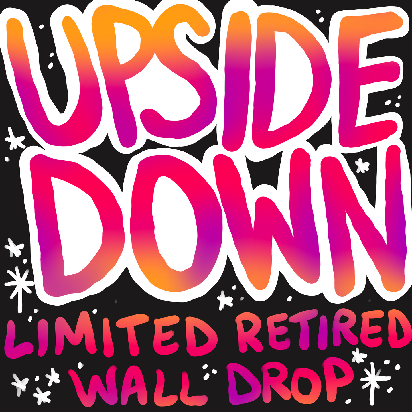 Upside Down Limited Retired Wall Drop