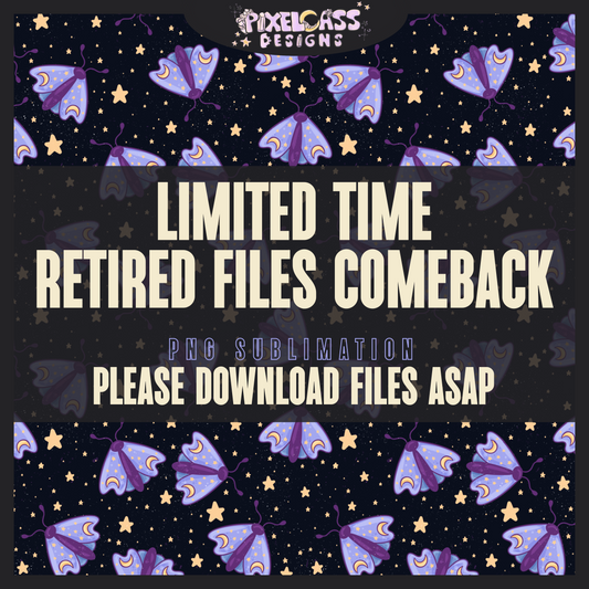 Limited Time - Retired Files Comeback (PNG SUBLIMATION)