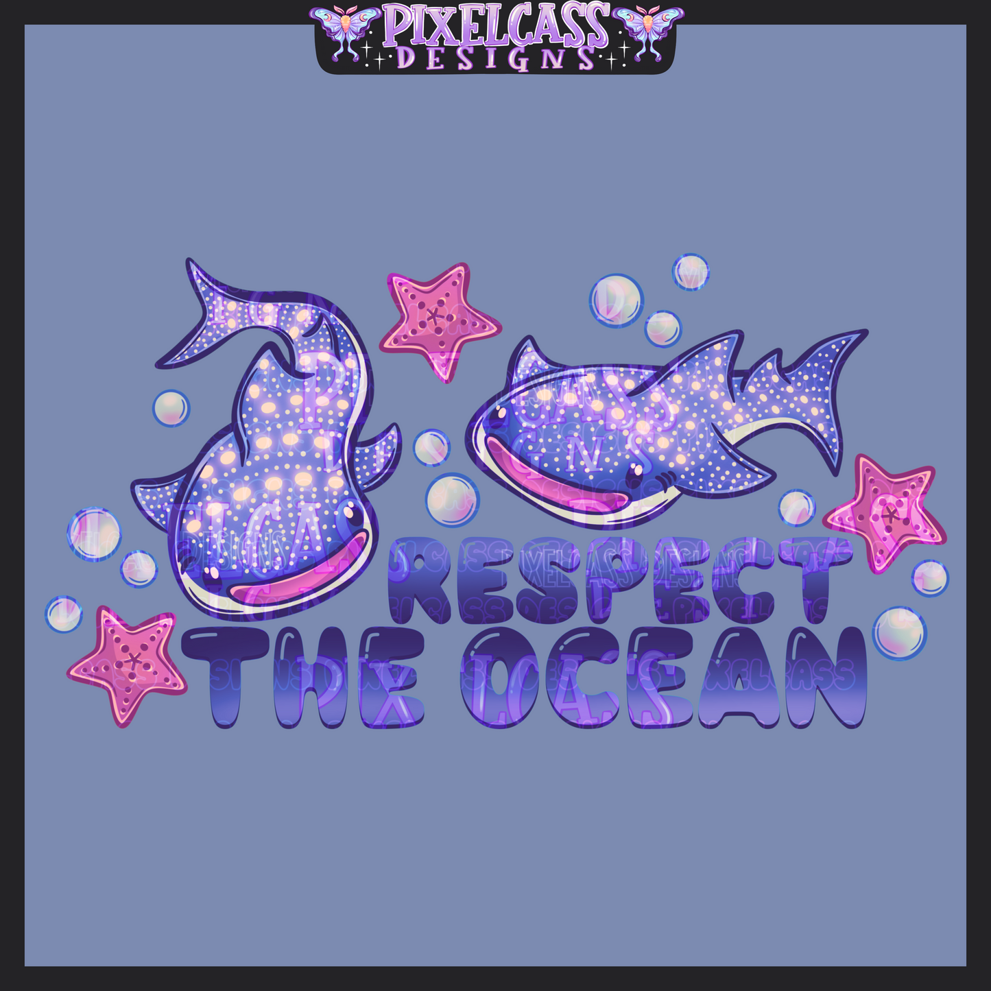 Whale Sharks [Mystery Re-Color] PNG SUBLIMATION