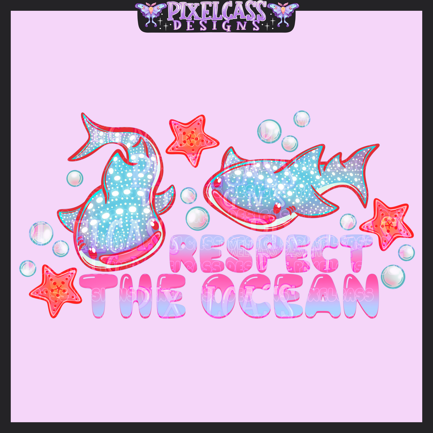 Whale Sharks [Mystery Re-Color] PNG SUBLIMATION