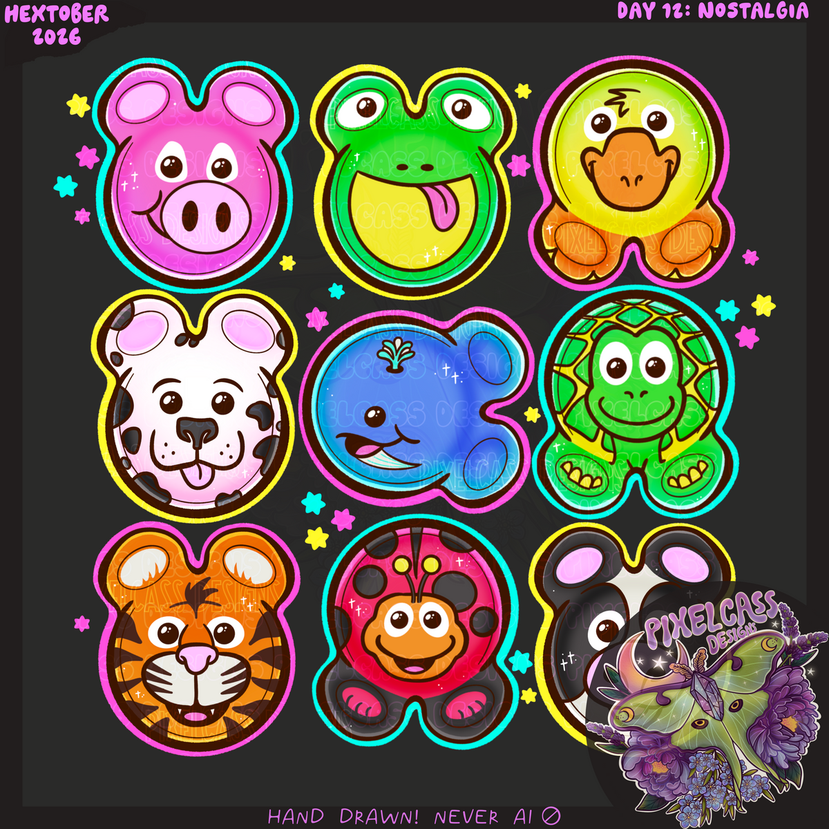ZooPals Nostalgia PNG SUBLIMATION [Hextober 2026]