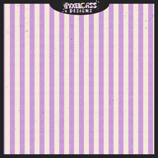 Purple & Cream Stripes