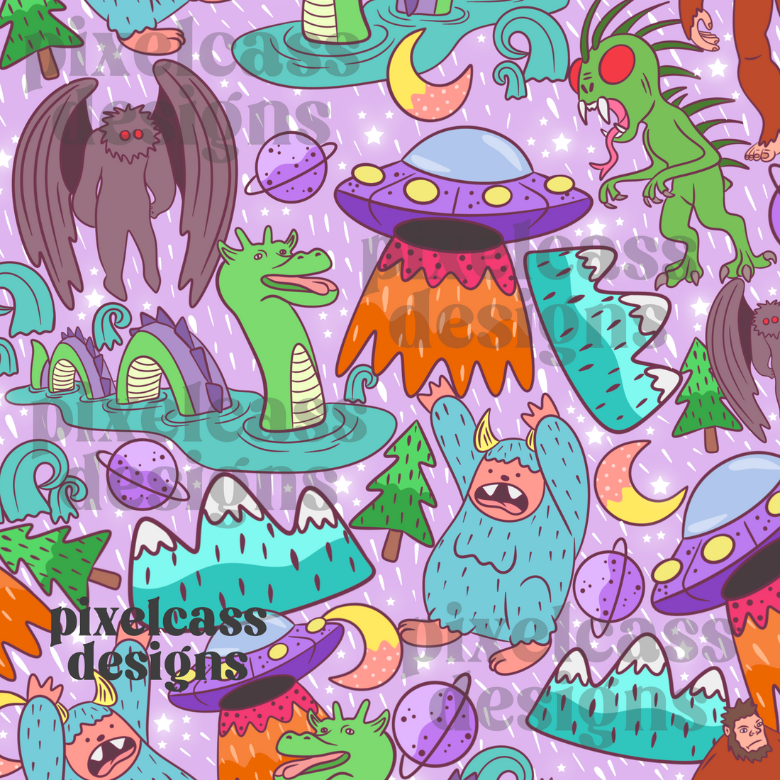 Cryptids* – pixelcassdesigns