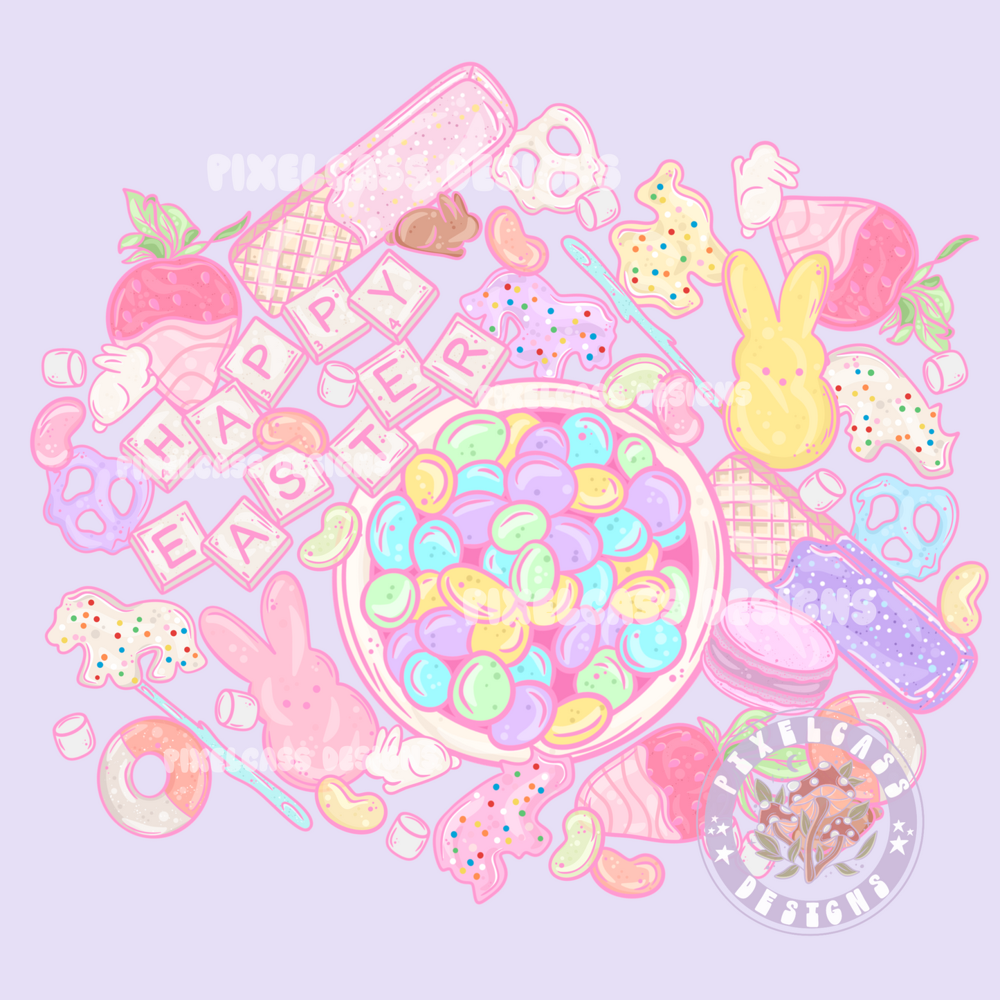 Easter Charcuterie PNG SUBLIMATION