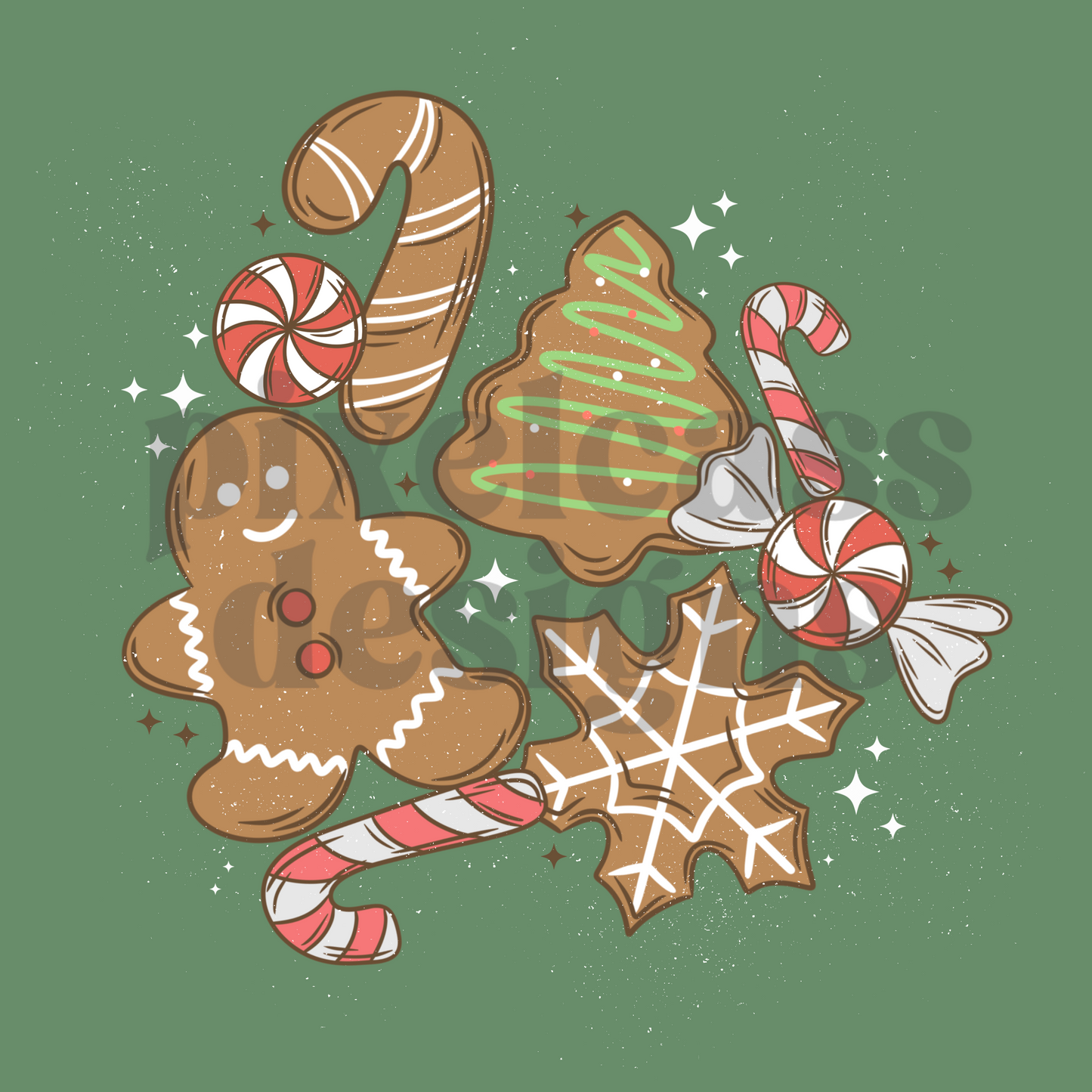 Holiday Cookies PNG SUBLIMATION