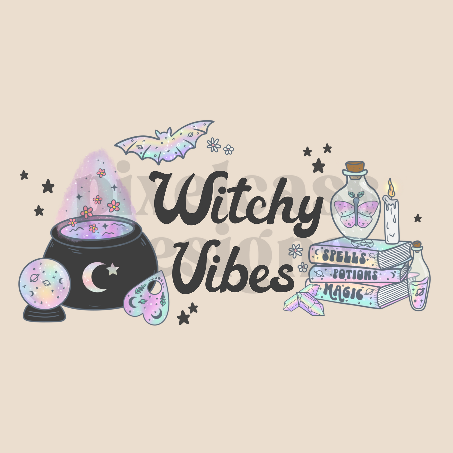 Witchy Stickers PNG Graphic by Ailirel Design · Creative Fabrica