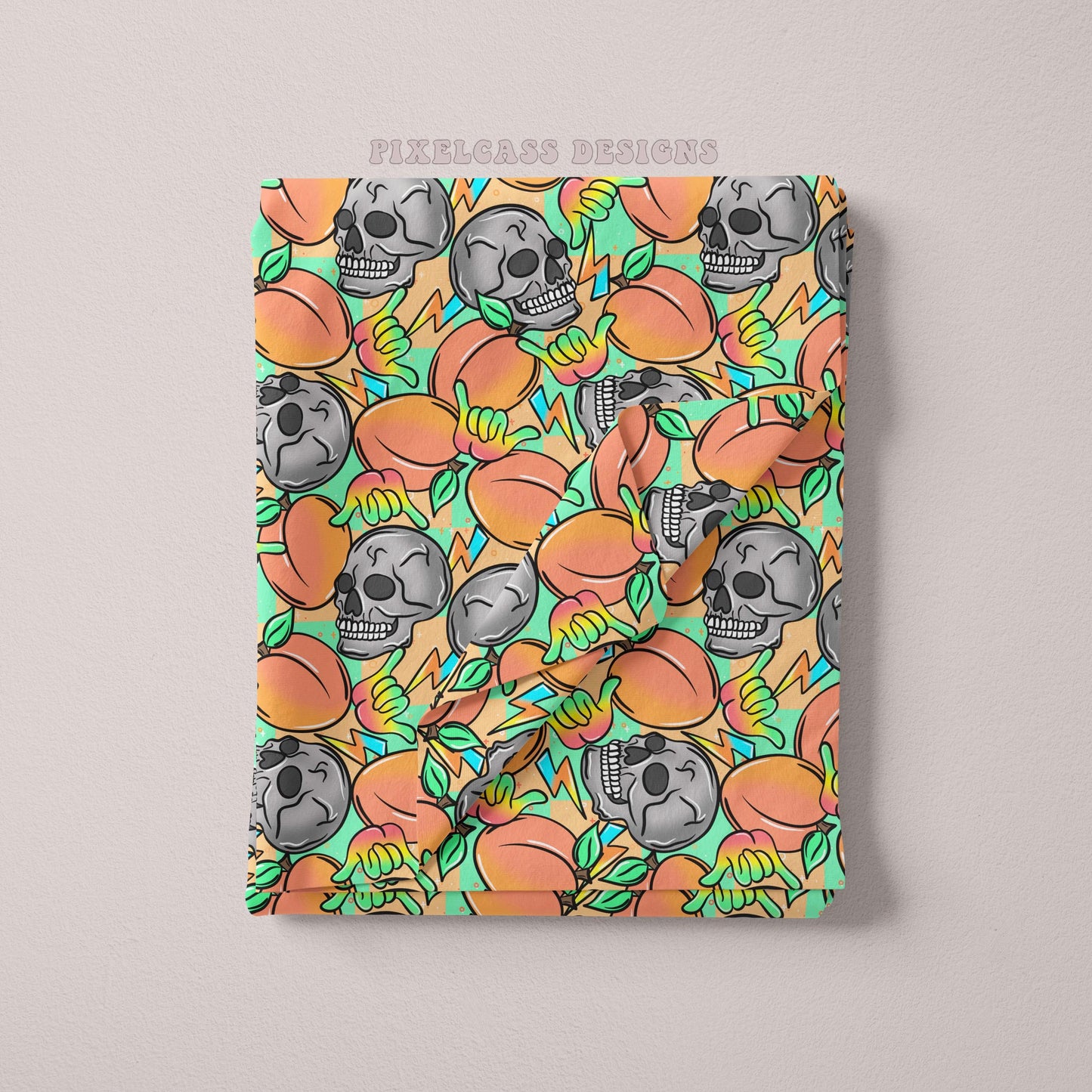 Peach Skulls